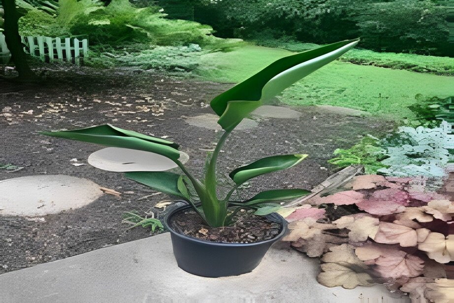 bird of paradise plant leaves curling