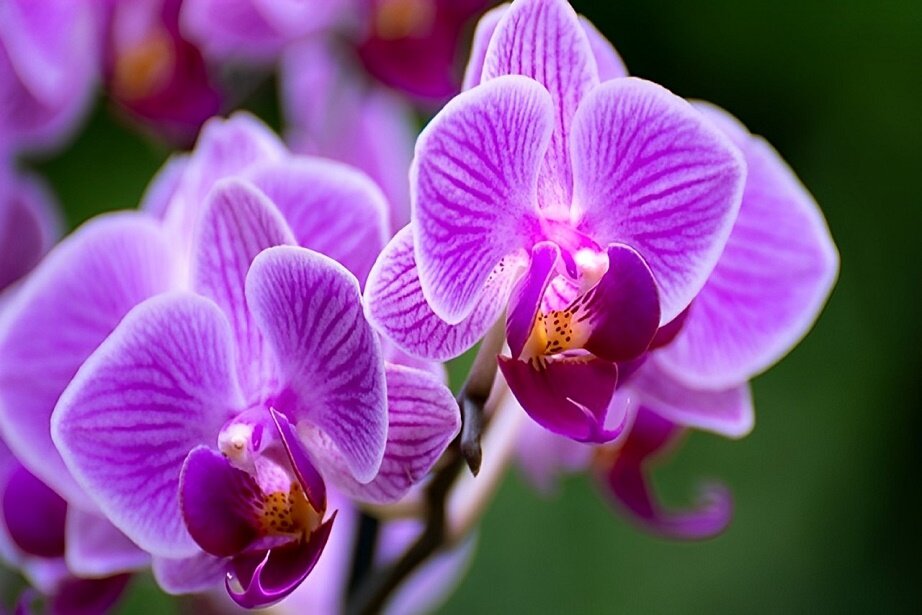 purple orchid flower
