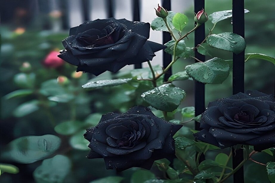 real black roses
